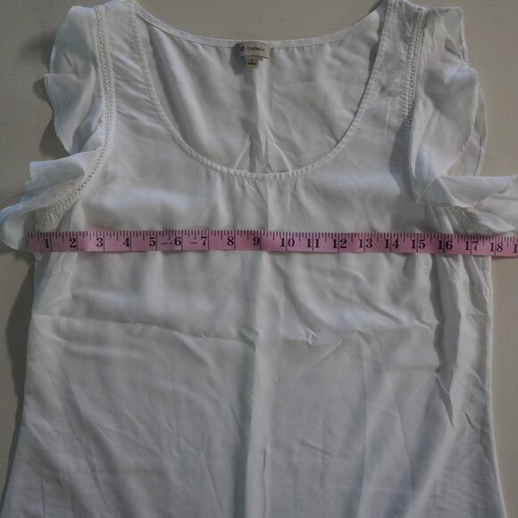 CREMIEUX Size Small White Blouse - Picture 3 of 7